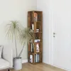 vidaXL Półka narożna dąb wędzony 33x33x164,5 cm materiał Podgląd zdjęcia produktu 15