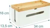Relaxdays Scatola porta cavi in bambù, DxLxA: 16x34x13,5 Anteprima dell’immagine prodotto 4