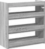 vidaXL Stojak na buty szary Sonoma 60x25x62 cm Materiał Podgląd zdjęcia produktu 6
