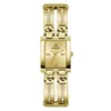 A gold Guess watch with a rectangular face and a chain-link bracelet. Náhled obrázku produktu