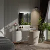 Badspiegel mit LED Beleuchtung - Hobart - 70 cm, 70 cm Produktbild-Vorschau 2