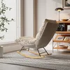 A cozy living room scene with a rocking chair and a bookshelf. Náhľad obrázku produktu