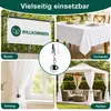 Tischtuchbeschwerer 8er Set aus Edelstahl, Produktbild-Vorschau 3