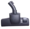 A black vacuum cleaner nozzle, also known as a floor nozzle or brush head, is shown against a white background. Produktbild-Vorschau