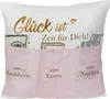 HERGO Sofahelden Kissen "Glück ist Zeit für Dich!" Produktbild-Vorschau 1