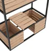 Outsunny Hochbeet aus Holz, 2-Stufiger Blumenkasten mit Produktbild-Vorschau 9