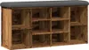 vidaXL Panca per scarpe in legno vecchio 102x32x50 cm Anteprima dell’immagine prodotto 1