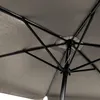 Aga Sonnenschirm, Gartenschirm MR2027 Ø 300 cm Dunkelgrau Produktbild-Vorschau 3