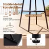 COSTWAY Stół barowy ogrodowy, okrągły metalowy stolik Podgląd zdjęcia produktu 5