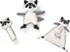 Kuscheltier mit Schnulleranhänger Racoon Rocky Baby Ono Produktbild-Vorschau 6