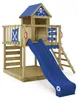 Maisonnette en bois Wickey Smart Life avec toboggan et bac Voir les images du produit 1