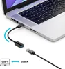 deleyCON 2 Stück USB-C auf USB OTG Adapter Kabel 17cm - USB Produktbild-Vorschau 2