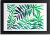 Bild 30x20 MDF-Rahmen, Wandkunst tropische Blätter Produktbild-Vorschau 1