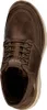 A top-down view of a brown Skechers slip-on shoe. Náhled obrázku produktu