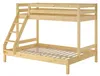 Doppel-Etagenbett 140x200 und 90x200 Erwachsenen-Stockbett Produktbild-Vorschau 2
