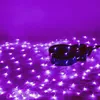 3X2m 200 lampek LED fioletowa kurtyna świetlna 8 trybów Podgląd zdjęcia produktu 6