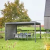sweeek - Pergola mit Lamellendach Palace 3x4m  + Markise 3m Produktbild-Vorschau 3