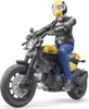 Bruder Motorrad Ducati Scrambler mit Fahrer Produktbild-Vorschau 4