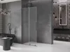 Mexen Velar Schiebetür Walk-in, 85x200 cm, matt, gunmetal Produktbild-Vorschau 2