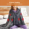 USB-Heizdecke 150 x 80 cm, Flanell, 3 Heizstufen, Für Produktbild-Vorschau 3