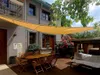 Tenda parasole in HDPE 5x5x7 color sabbia Anteprima dell’immagine prodotto 7