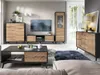 Wohnzimmer - Set Wohnwand DIAMOND 1 schwarz / evoke eiche Produktbild-Vorschau 1