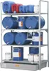 Fassregal Cemo 540 mit Fassauflage und GFK-Auffwangwanne Produktbild-Vorschau 1