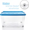 BigDean 4 Stück 60 L Aufbewahrungsbox mit Deckel groß Produktbild-Vorschau 8