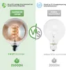Comparison of a Lumiled LED lamp with another light source, highlighting energy savings and lifespan. Produktbild-Vorschau