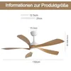 Sofucor 132 cm moderner Deckenventilator, Produktbild-Vorschau 2