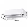 Heinner HTCH-F400WH Einbau-Dunstabzugshaube 60 cm, 358,4 Produktbild-Vorschau 2