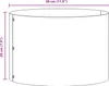 vidaXL Anneau pour plantes Marron 30 x 30 x 20 cm Acier Voir les images du produit 7