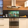 Coloray Küchenrückwand 100x50 Spritzschutz aus Glas - Man Produktbild-Vorschau 3
