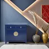 Fine Asianliving Armadio Cinese Blu Notte - Collezione Anteprima dell’immagine prodotto 6