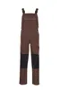 Planam Latzhose Canvas 320 Gr. 29 braun/schwarz Produktbild-Vorschau 1