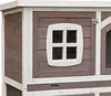 XXL Kleintierstall Murmel taupe 211x52x107 cm Produktbild-Vorschau 3