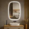 S'AFIELINA 80×50 cm Badspiegel mit Beleuchtung Oval LED Produktbild-Vorschau 12
