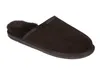 A single brown slipper with a fluffy lining is shown against a white background. Produktbild-Vorschau