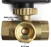 Trojcestný zónový ventil Wiltec DN20 26,9 mm (3/4"), Náhľad obrázku produktu 8