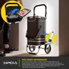 24MOVE® Einkaufstrolley VEHLO 3in1 Trolley faltbarer Produktbild-Vorschau 3