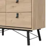 CALICOSY - Commode double 6 tiroirs avec piètement Voir les images du produit 8