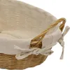 KESPER košík na chlieb z plastu/látka, prírodný, oválny s Náhľad obrázku produktu 3