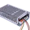 A close-up, angled view of a metal-cased DC motor speed controller with wires connected. Náhled obrázku produktu