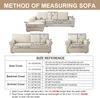 ShowyLive Sofa überzug Sofabezug 3/2/1/4 Sitzer Ecksofa L Produktbild-Vorschau 3