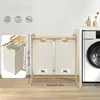 JOIEYOU Wäschekorb 2 Fächer 36L Wäschesammler Produktbild-Vorschau 2