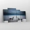 Bild auf Leinwand - Leinwandbild - 4 Teile - Wellenbrecher Produktbild-Vorschau 4
