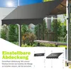 Tenda da sole per balcone Tenda a morsetto 150-400cm LED Anteprima dell’immagine prodotto 3
