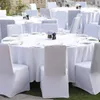XINZI Univerzální kryty židlí Stretch White Chair Covers Náhled obrázku produktu 6
