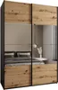 MEBLE KRYSPOL LUX 4 Schrank - 245,5x170x64cm - Schwarz, Produktbild-Vorschau 1