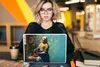 MuchoWow® Laptop Aufkleber Sticker Cover Milchmädchen - Produktbild-Vorschau 5